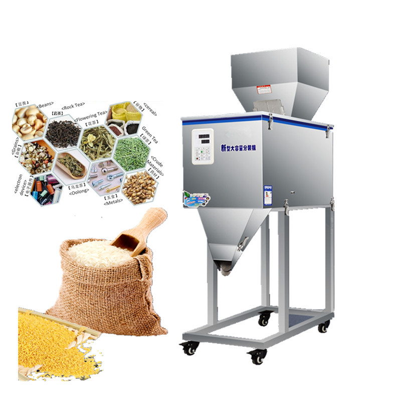 Semi Automatic Spice Powder Weighing Filling Machine with Big Hopper