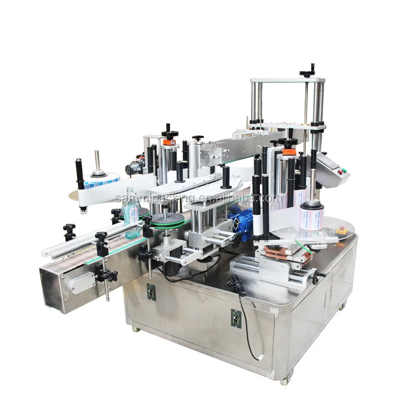 Automatic Double Side Flat surface bottle labeling machine